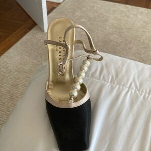 Christian Lacroix satin dress shoe